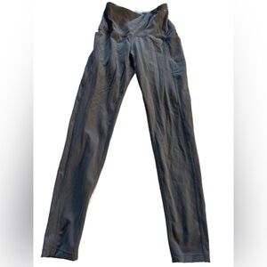 FLX Gray Stash Pocket Leggings XS